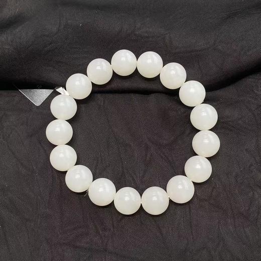 【快报】【于田产和田玉95料12mm圆珠手串】出证书，发货1~5天，48小时鉴赏期 商品图2