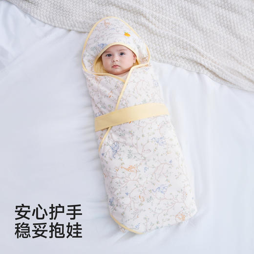 【商场同款】英氏婴儿抱被男宝女宝四季抗菌抱毯新生儿包单新款 商品图4
