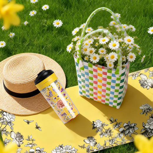 故宫角楼咖啡踏春芳系列保温杯冻干咖啡粉桌垫 商品图3