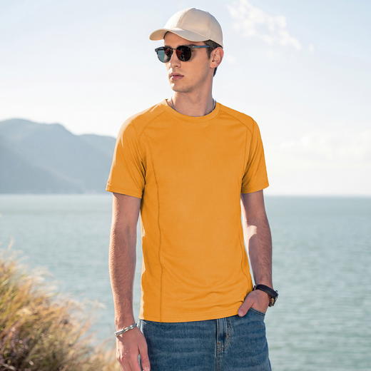 灰壳运动户外短袖COOLMAX圆领休闲短袖户外排汗速干上衣（TBZG） 商品图4