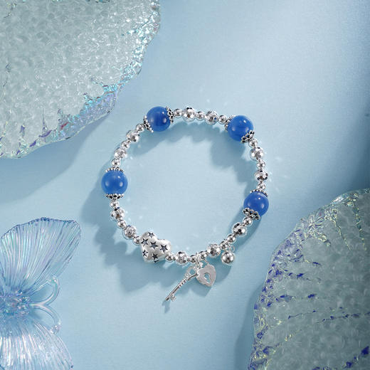 子佩集【心灵契合】银S925手串手链【TSB0001-56】糖心玛瑙爱心手链2602 商品图1