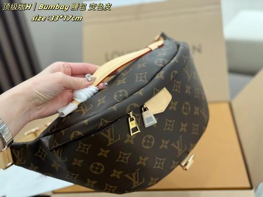 F032714简约容量时尚百搭实用男女同款中性风大老花腰包 商品图2