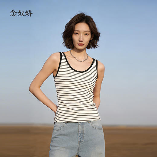 【商场搭配品】CNW6367 “ 条纹背心 ”舒适好穿 好搭配 商品图3