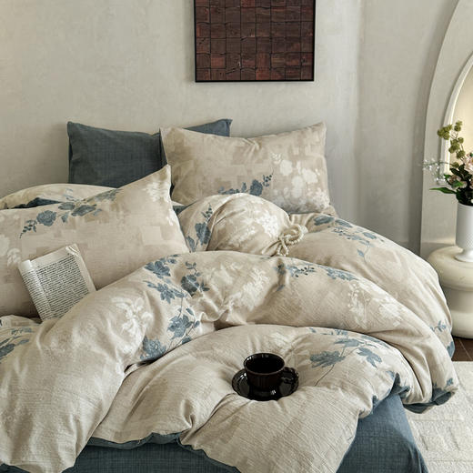 【3-5天发货】京帝 水洗亚麻四件套 “会呼吸的亚麻” 越洗越柔软 睡衣品质 128元清仓！ 商品图5