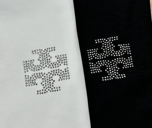 【3月27日 周末秒杀 直接调价下单即可】TB家 女款圆领 烫钻T恤  26春夏新款 商品图1