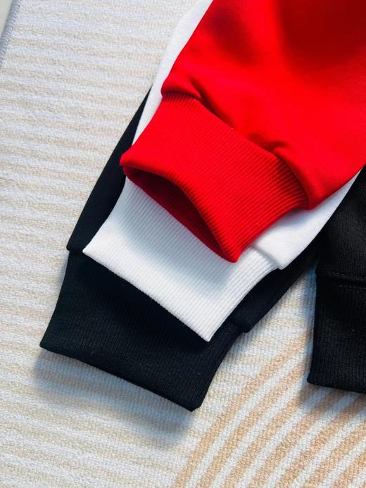 F032783休闲基础款男女情侣刺绣鸟混纺棉圆领卫衣 商品图2