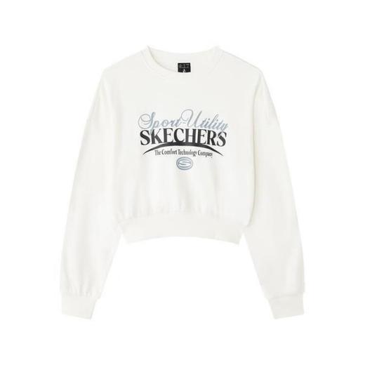 Skechers斯凯奇 女针织套头卫衣 L125W093-0074 商品图0
