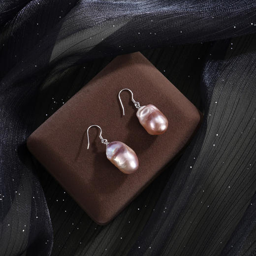 子佩集【光年潮动‌】银S925珍珠惜王妃耳环【ZZEH002】巴洛克2602 商品图0