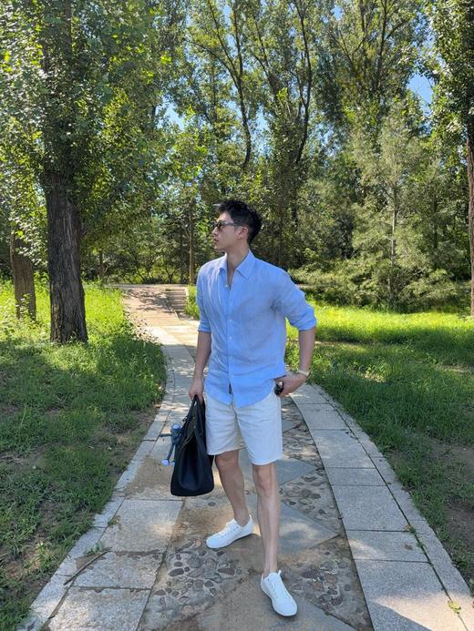 Theor*y春夏新款 商务休闲亚麻衬衫 商品图7