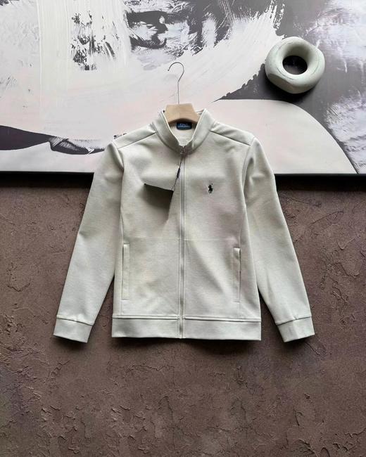 F032773春秋新款休闲百搭日常吸湿排汗针织立领夹克外套 商品图5