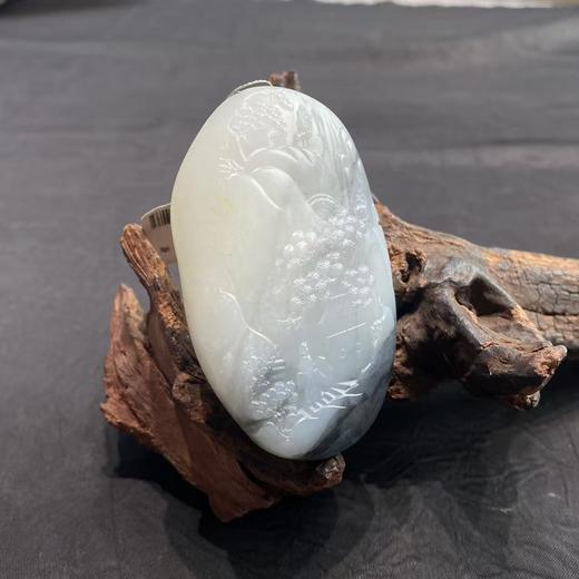 【快抱】【于田产和田玉子料山水画把件 70*43】出证书，发货1~5天，48小时鉴赏期 商品图3