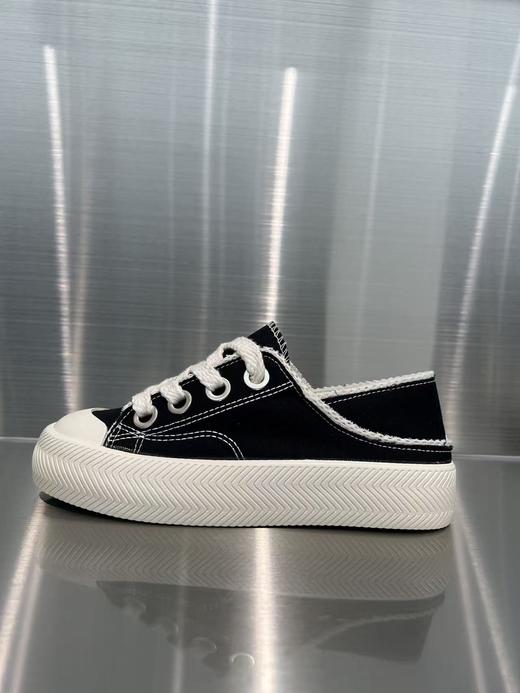 【HF】无忧购“清仓福利”（55/2件）韩版低帮帆布鞋女系带厚底平跟板鞋百搭休闲鞋（截单后3-5天发货) 商品图7