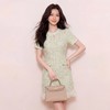 奢姿大码女装2026夏季胖妹妹时尚粗花呢圆领连衣裙气质小香风长裙9962894555 商品缩略图2