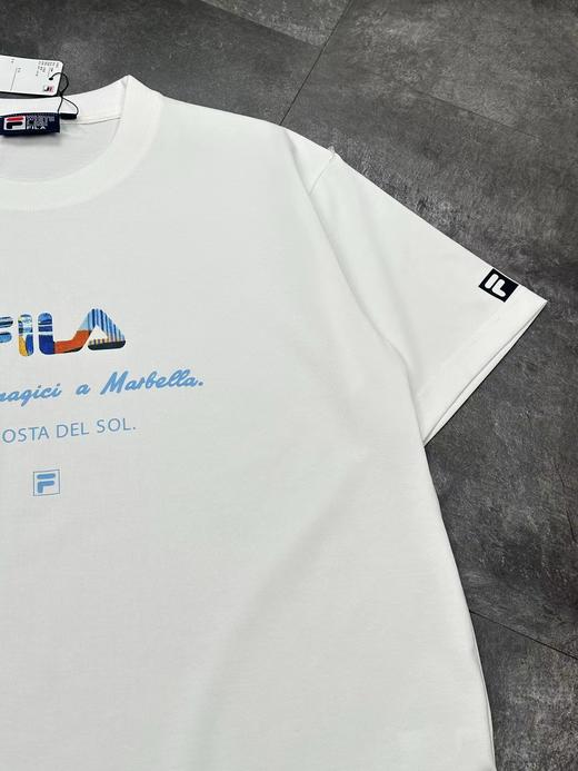 F032717简约运动休闲宽松百搭直喷印花女款短袖T恤 商品图6