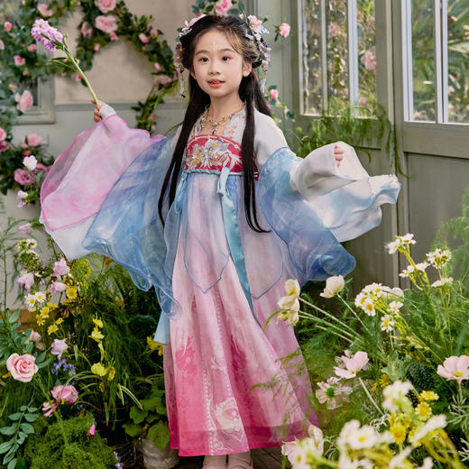 笛莎/Deesha 【观山见】2026年春季新款女童连衣裙裙子 商品图1