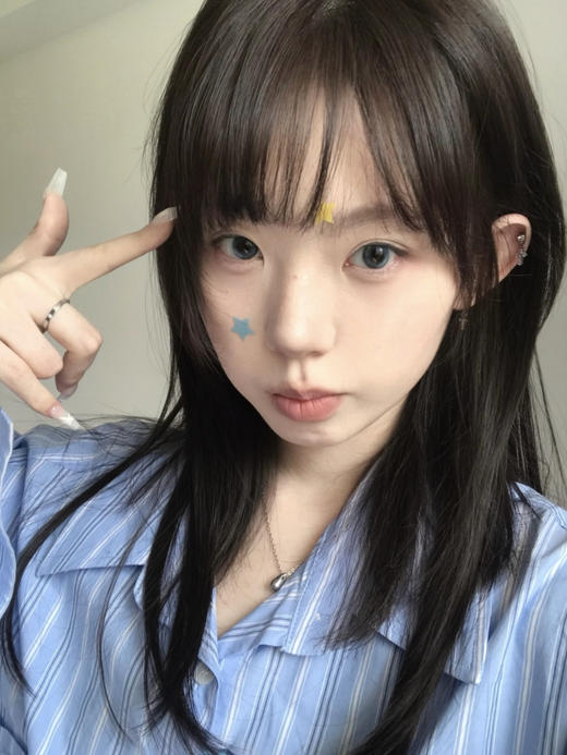 羽素星星痘痘贴男女遮瑕隐形祛痘贴可爱五角星闪豆豆贴可上妆青春 商品图8