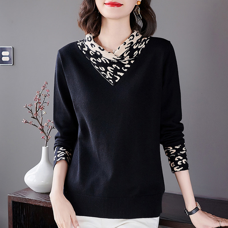 爆款打底衫女士毛衣2025新款秋大码女装时尚洋气品牌正品高档上衣