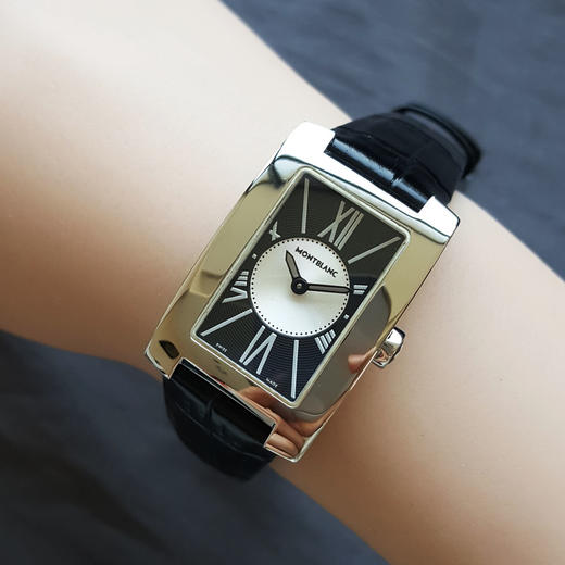 【95新】MONTBLANC 万宝龙U0101554石英机芯23*35MM（女款）侧影系列精钢160326AK13 商品图7