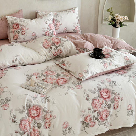 【3-5天发货】京帝 水洗亚麻四件套 “会呼吸的亚麻” 越洗越柔软 睡衣品质 128元清仓！ 商品图2