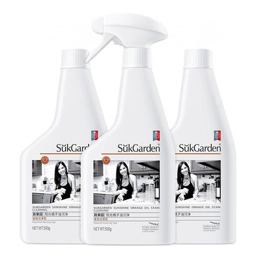 蔬果园 阳光橘子油污净500g*3瓶 6970470332137 商品图0