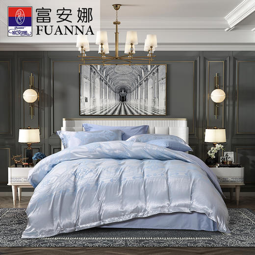 富安娜 素提四件套-格尔尼卡 商品图0