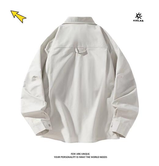 F032734春季新款男子户外防晒吸湿速干透气工装长袖衬衫 商品图1