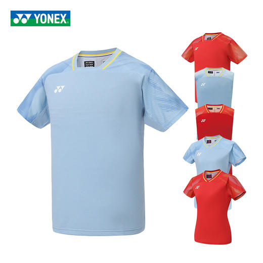 尤尼克斯 男款/女款 短袖T恤 国家队大赛款 10733YX/10734YX/20964YX 商品图0