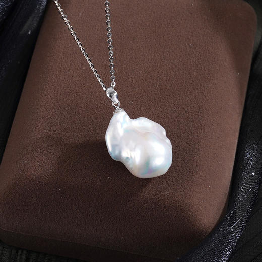 子佩集【月影流辉‌】银S925珍珠惜王妃套链项链【ZZXL045】巴洛克2602 商品图0