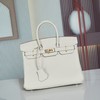 【纯手缝定制不退换】爱马仕 Birkin 25奶昔白 金/银扣 togo皮（MM） 商品缩略图1