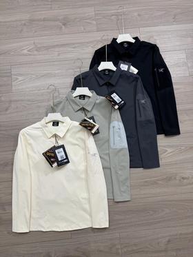 F032791春季新品翻领印花亲肤舒适长袖POLO衫上衣