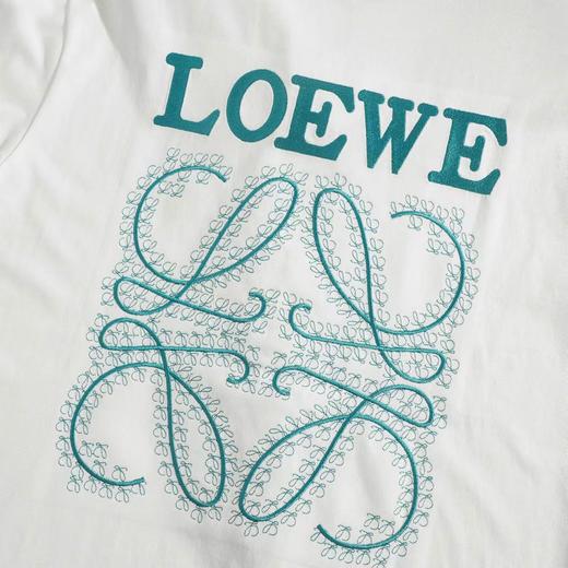 F032702早春新款男女同款纯棉水洗面料万针刺绣圆领短袖T恤 商品图12