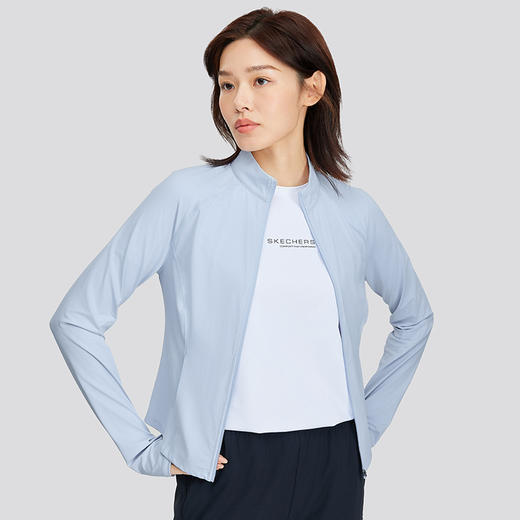 Skechers斯凯奇 女针织外套防晒服 P225W125-0356 商品图3