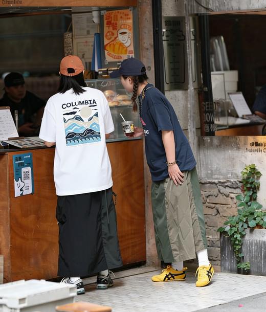 Co1umbi@ 26新款山海印花纯棉圆领短袖T恤 TX615 商品图0