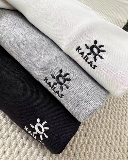 F032739早春新款利落百搭高支纱线刺绣圆领套头休闲卫衣 商品图11