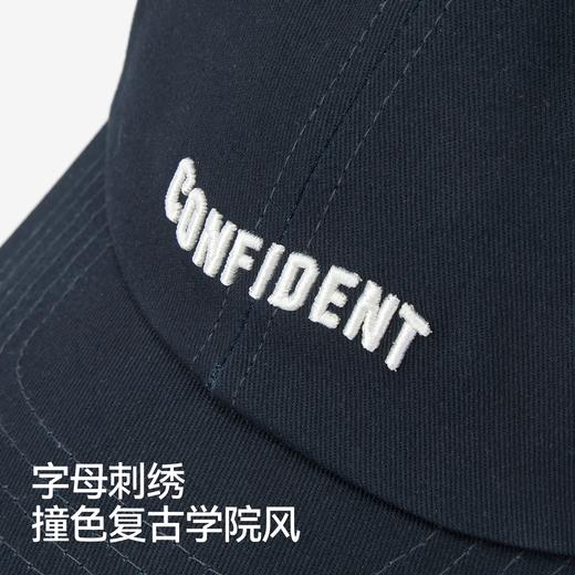 森马棒球帽男美式潮流刺绣鸭舌帽时尚休闲情侣款简约百搭遮阳帽子 商品图3