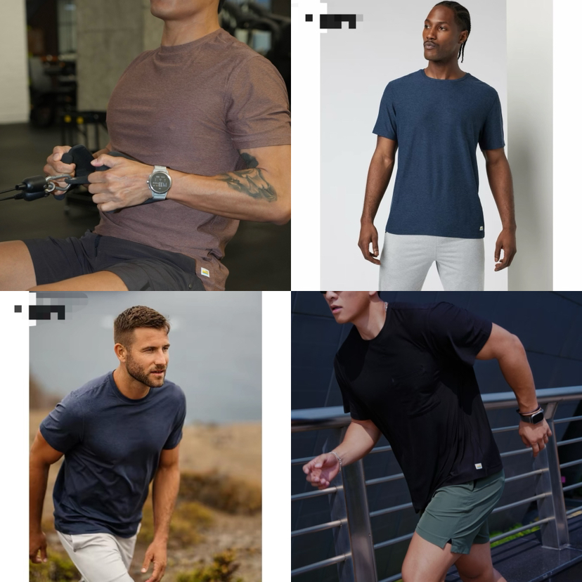 327-1 纯圆正 亲肤舒适碾压其他 男士短袖T恤 如第二层肌肤