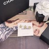 HD14 香奈儿 山茶花三件套耳钉粉/黑 商品缩略图4
