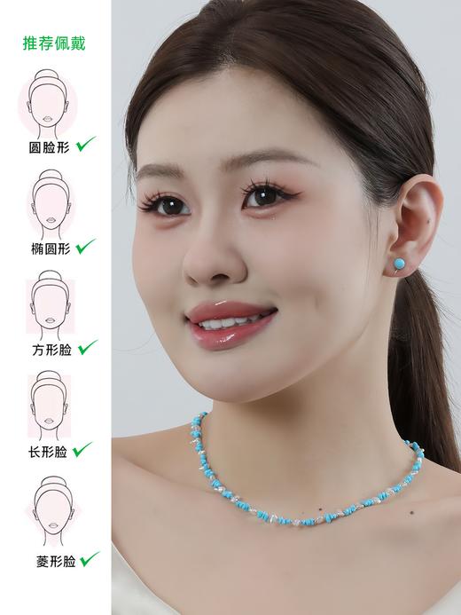 【天猫同款】Classic-18k金美松石耳夹 6-7mm 商品图1