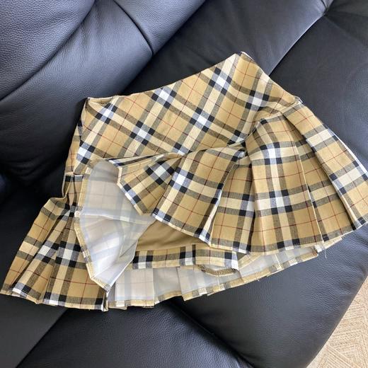 直发 bbr同款， 高腰复古百褶裙，内带短裤防走光 商品图2