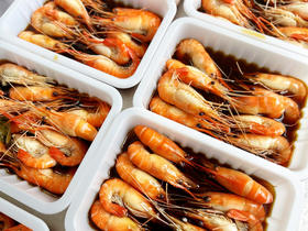 3盒【爬得快花雕熟醉罗氏虾】