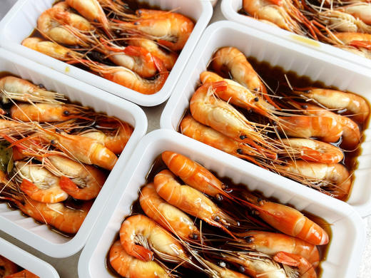 爬得快 花雕熟醉罗氏虾 300g/3盒 商品图1