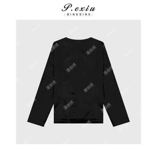 03-5潘依绣丁丁宠粉极简主义高级感长袖圆领衬衫Q3365 商品图1