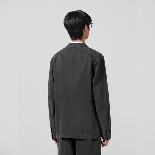 【9.5折】5楼威可多黑色商务通勤平驳头休闲西服VRS26110718吊牌价2390活动价2270 商品图3
