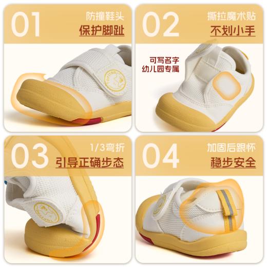 TOPSTAR【春上新】儿童帆布鞋春季女童小白鞋男童幼儿园室内鞋2068 商品图2