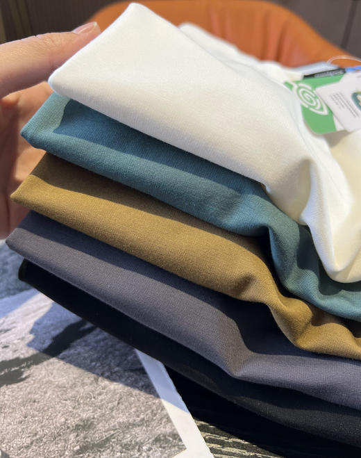 正版重磅高端杰*亚X P*MPA男士Z标桑蚕丝T恤 商品图13