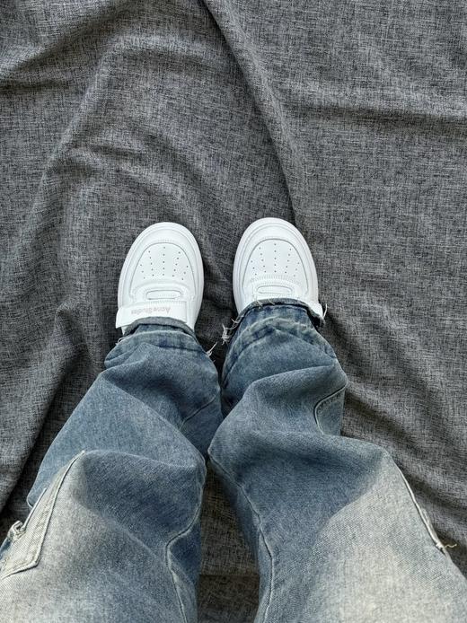 Acne  2.0魔术贴小白鞋闭眼入6cm厚底设计增高 商品图11