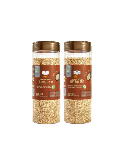 MM 山姆 Member's Mark 有机熟白芝麻 240g*2 商品图0