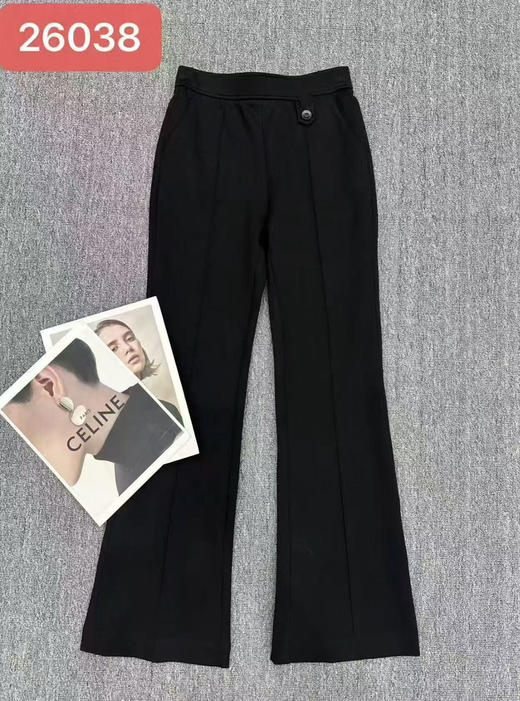 原单新款松紧腰微喇女神裤 商品图2