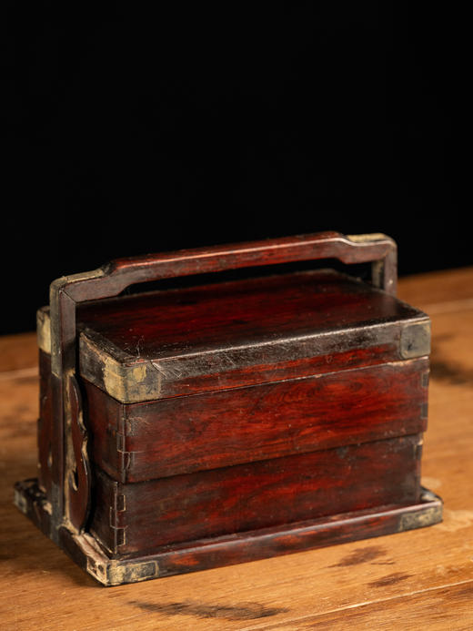 清中期	黄花梨两撞提梁盒 商品图4