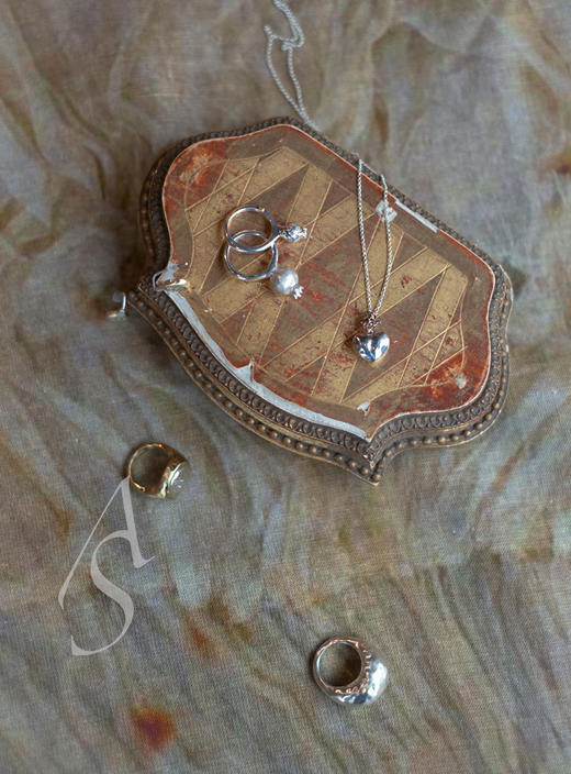 Rosa Maria 26SS 18K玫瑰金圣心弗兰德斯切钻项链 商品图2